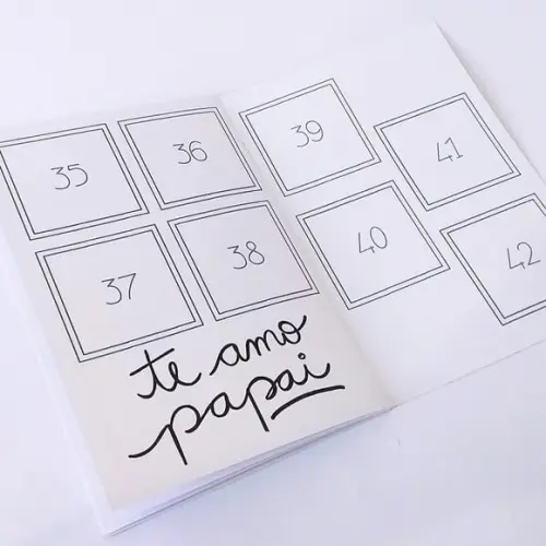 Arquivo Album de Figurinhas Dia dos pais ***PDF