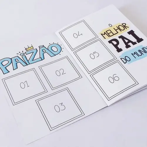 Arquivo Album de Figurinhas Dia dos pais ***PDF