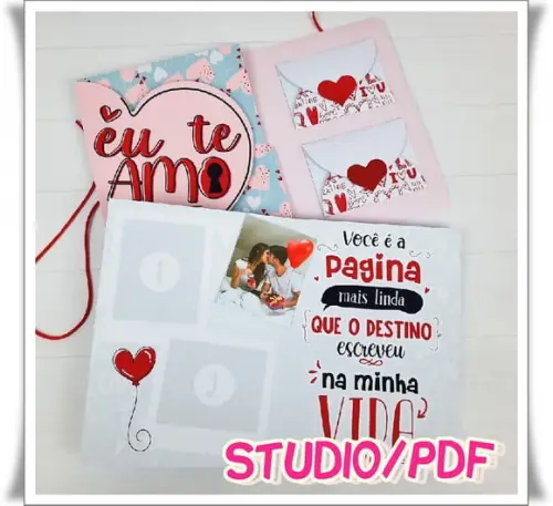 Arquivo Album de fotos e Figurinhas Dia dos Namorados