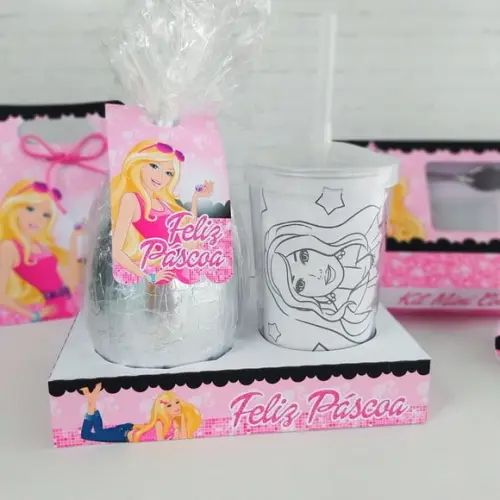 Arquivo Base Ovo e Copo Páscoa Barbie *PAGUE 1 e LEVE 3 PDF