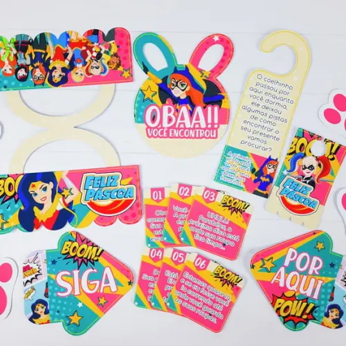 Arquivo Caça aos ovos DC Super Hero Girls ***Studio/PDF