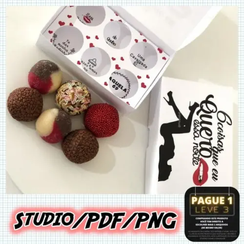 Arquivo Caixa 6 coisas que quero essa noite *Studio/PDF/JPG