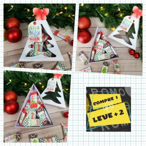 Arquivo Caixa Arvore para Doces de Natal *studio/pdf