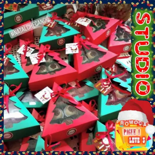 Arquivo Caixa Arvore para Doces de Natal *Studio*
