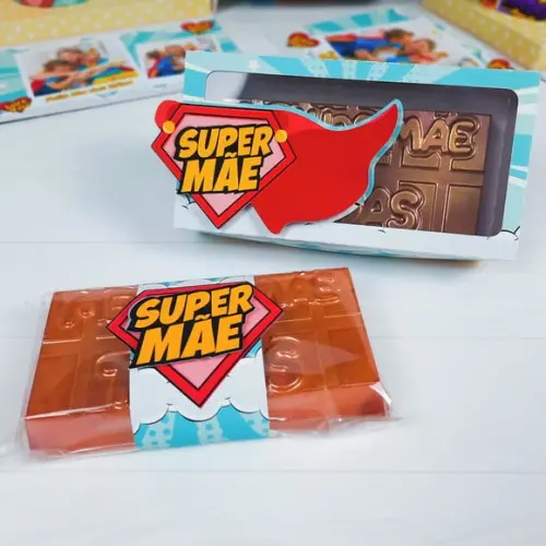 Arquivo caixa Barra de Chocolate Artesanal - Dia das Mães
