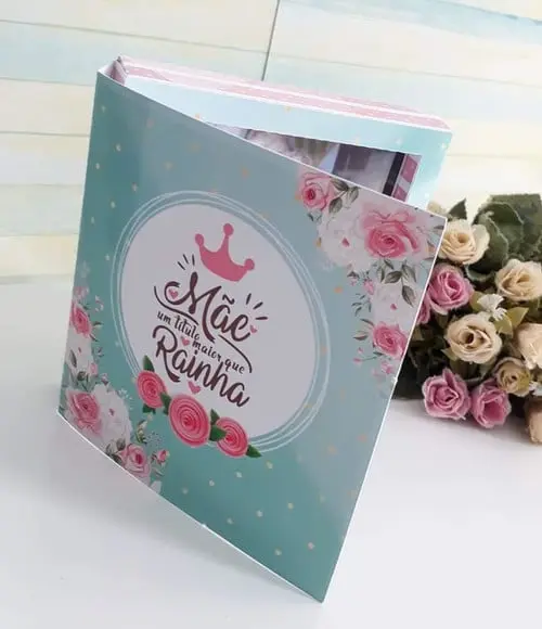 Arquivo Caixa Cartão Porta Retrato Dia das Mães Studio