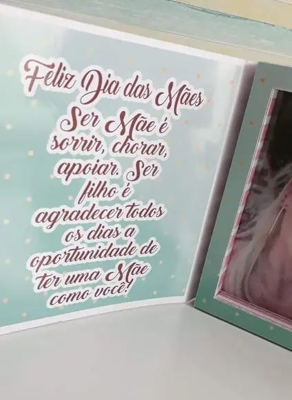 Arquivo Caixa Cartão Porta Retrato Dia das Mães Studio