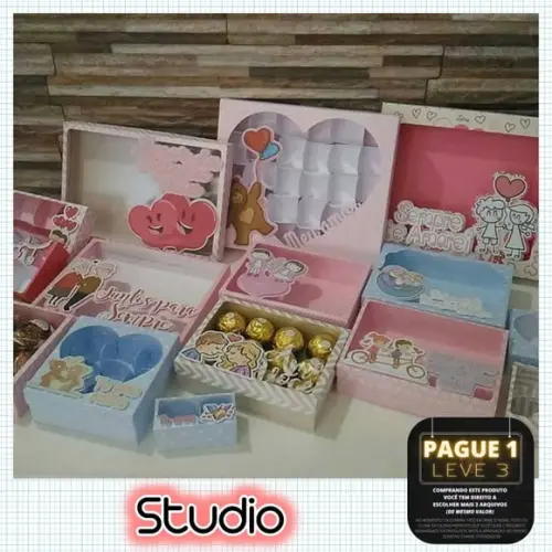 Arquivo Caixa doces -Dia dos namorados Studio
