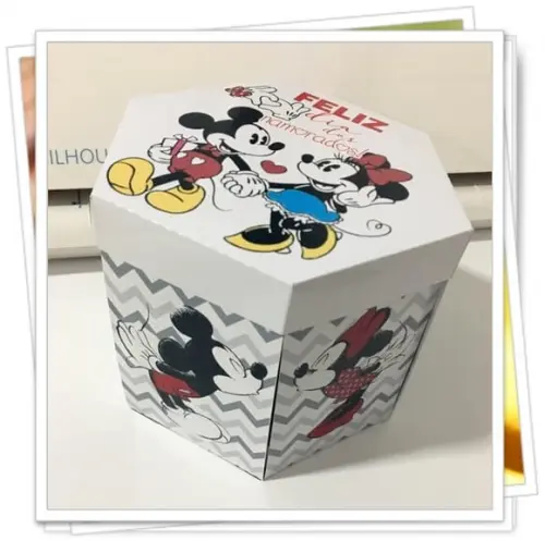 Arquivo Caixa explosão - Minnie e Mickey **Studio