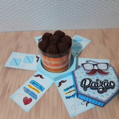 Arquivo Caixa explosão Dia dos Pais *Studio/PDF/PNG