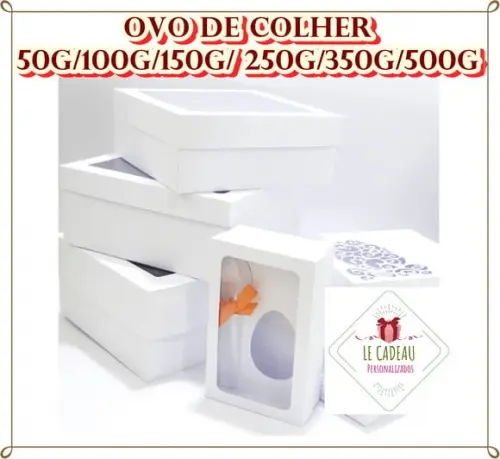 Arquivo Caixa Ovo de Colher *pague 1 e Leve 3 Dxf/pdf/svg