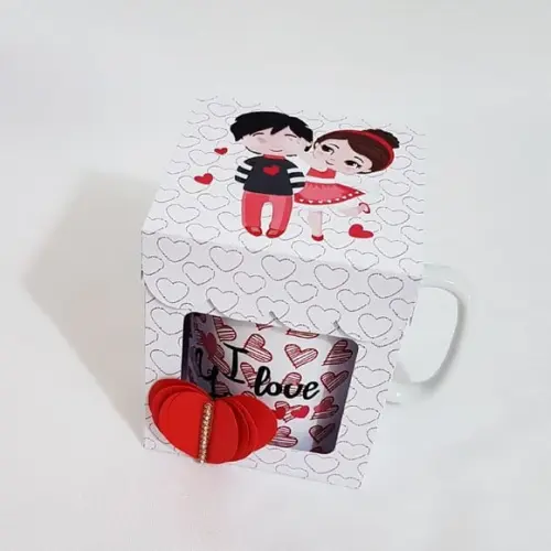 Arquivo Caixa para Caneca - Dia dos namorados **Studio/PDF