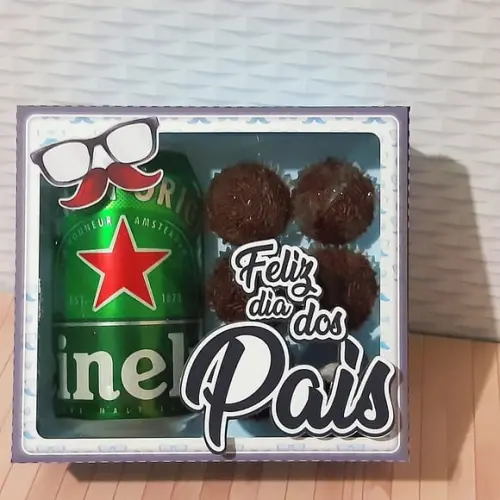 Arquivo Caixa para Cerveja e Doces -Dia dos Pais *Studio/PDF