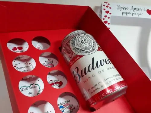 Arquivo Caixa para Cerveja e doces-Dia dos namorados *Studio