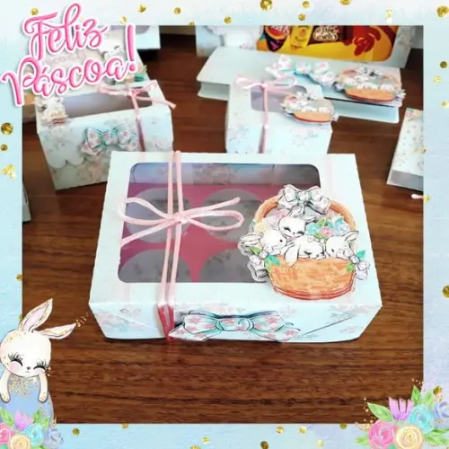 Arquivo caixa para doces pascoa *PAGUE 1 e LEVE 3 Studio