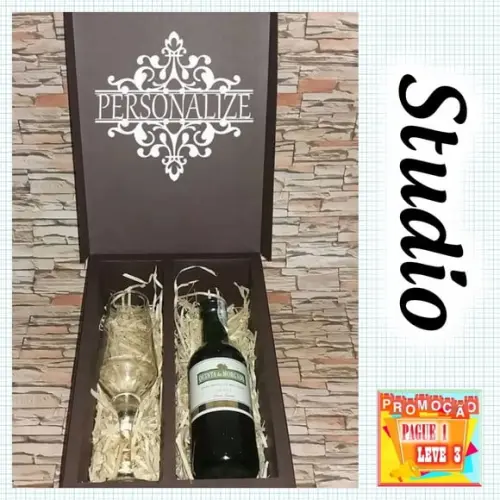 Arquivo Caixa Para Vinho E Taça -dia Dos Pais *studio