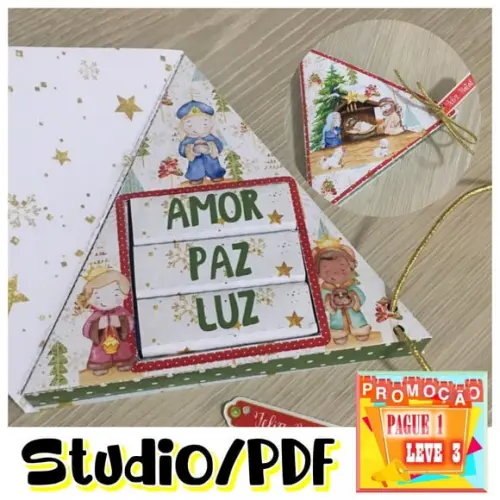 Arquivo Caixa Pirâmide Porta Bis Natal Religioso Presépio
