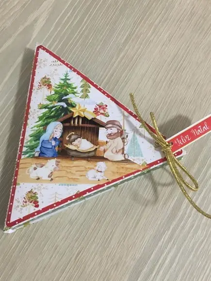 Arquivo Caixa Pirâmide Porta Bis Natal Religioso Presépio