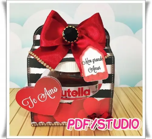 Arquivo Caixa porta Nutella - Dia dos namorados **Studio/PDF