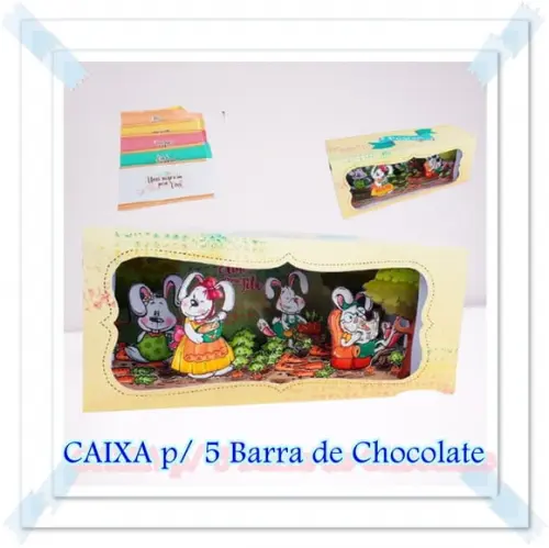Arquivo Corte Caixa cenário Páscoa ***DXF