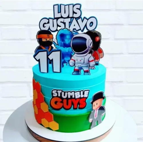 Arquivo Corte Topo de Bolo Stumble Guys