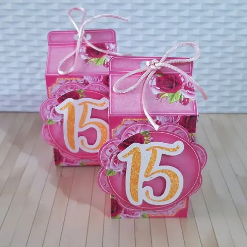 Arquivo de corte 15 Anos - Rosa com Dourado *Studio/PDF