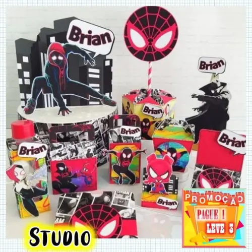 Arquivo de corte Aranhaverso - Homem Aranha *Studio*