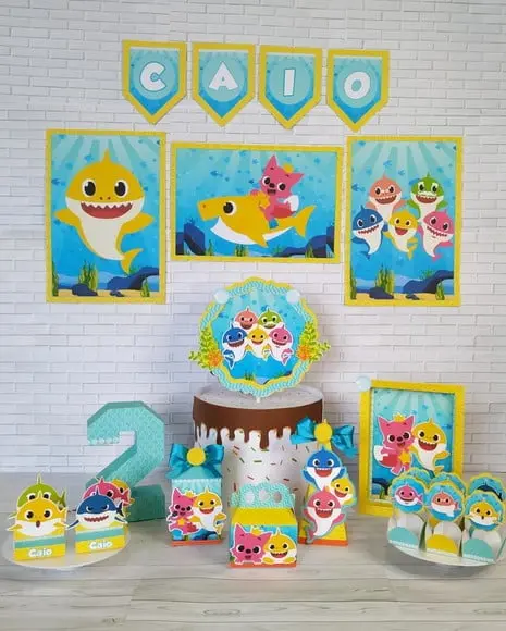 Arquivo de corte Baby Shark PDF/STUDIO
