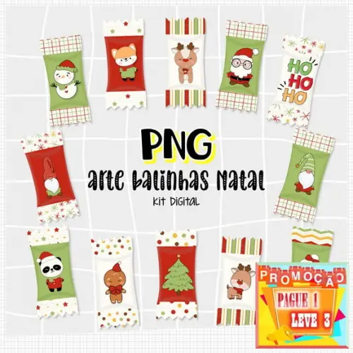 Arquivo de Corte Balinhas Natal *png