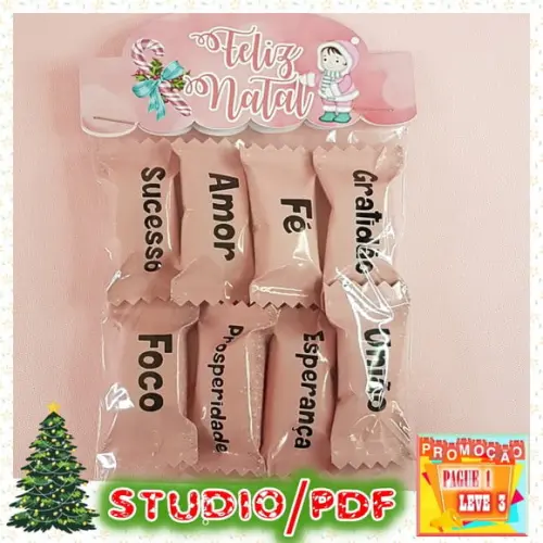 Arquivo de corte Balinhas natalinas *Studio/PDF