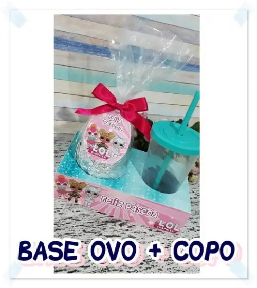Arquivo de corte Base Ovo e Copo Páscoa LOL PDF