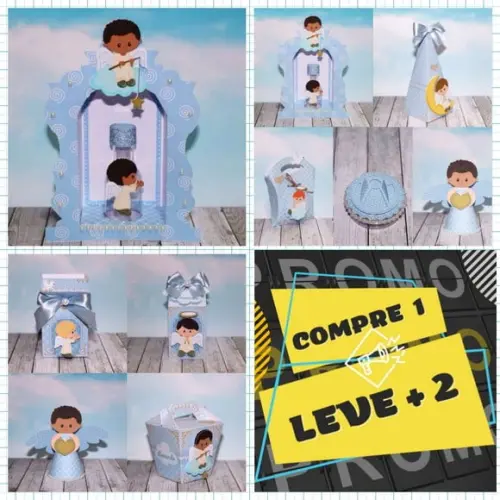 Arquivo de Corte Batizado Azul Menino *studio | pdf