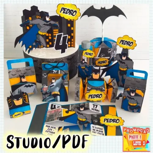 Arquivo De Corte Batman Studio/pdf