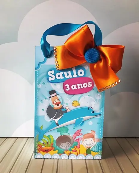 Arquivo de corte Bita Fundo do mar Studio/PDF/PNG