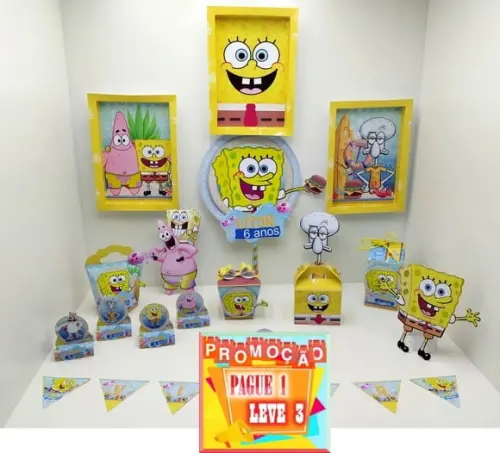Arquivo de corte Bob Esponja *Studio/PDF