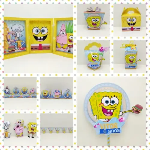 Arquivo de corte Bob Esponja *Studio/PDF