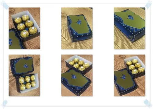 Arquivo de corte caixa 6 doces - Dia das Mães Studio