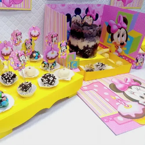 Arquivo de corte Caixa Cenário - Minnie *STUDIO/PDF
