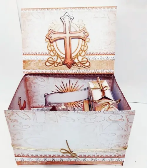 Arquivo de corte Caixa cenário Religiosa *Studio/PDF
