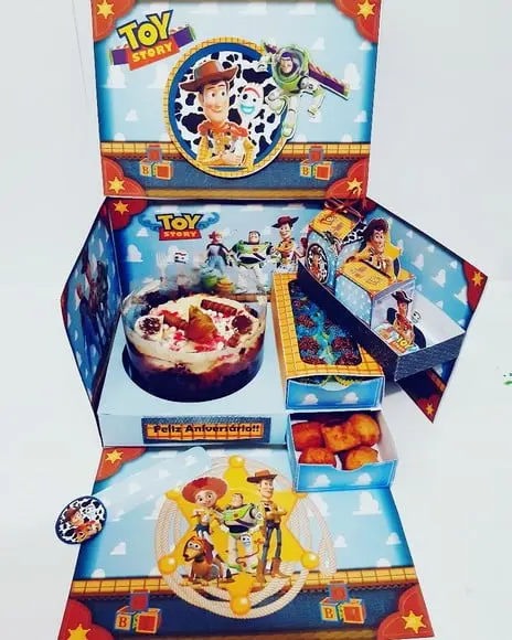Arquivo de corte Caixa cenário Toy Story *Studio/PDF