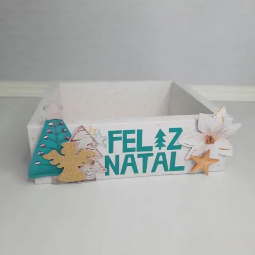 Arquivo de corte caixa Cesta Natalina *Studio/PDF*
