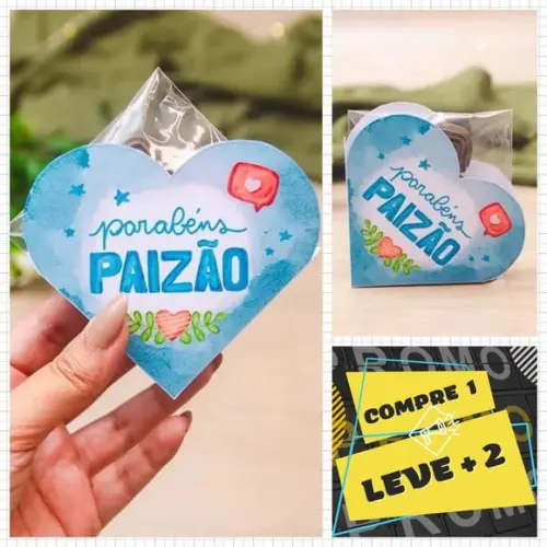 Arquivo de Corte Caixa Coração Dia dos Pais *studio/pdf*