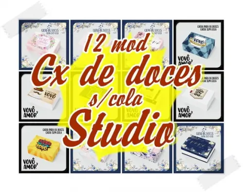 Arquivo de corte Caixa de doces - Dia dos Avós *Studio*