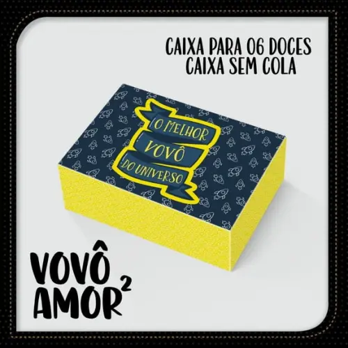 Arquivo de corte Caixa de doces - Dia dos Avós *Studio*
