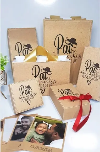 Arquivo de corte caixa Dia dos Pais *Studio/PDF*