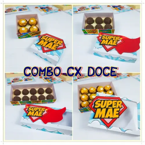 Arquivo de corte Caixa doces Dia das Mães *Studio/PDF