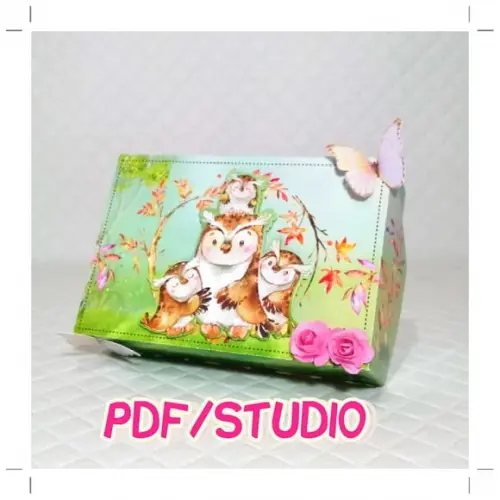 Arquivo de corte Caixa doces Dia das Mães *Studio/PDF