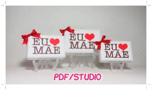 Arquivo de corte Caixa doces Dia das Mães *Studio/PDF