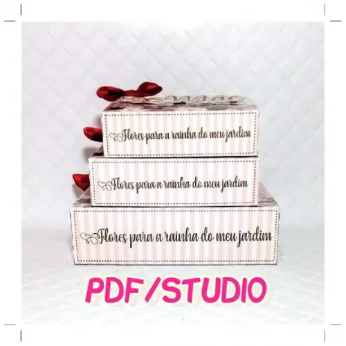 Arquivo de corte Caixa doces Dia das Mães *Studio/PDF