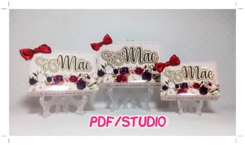 Arquivo de corte Caixa doces Dia das Mães *Studio/PDF